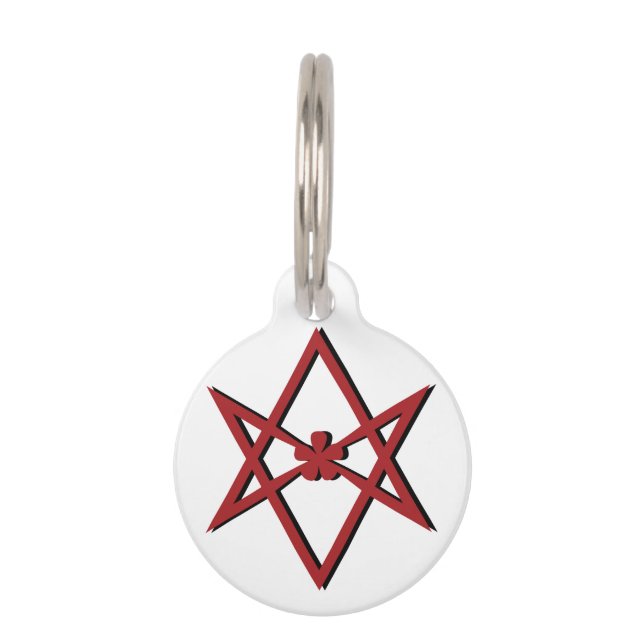 Thelema Symbol Huisdierpenning (Voorkant)