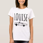Thelma en Louise CAR afbeelding Set van Unisex Gra T-shirt (Voorkant)