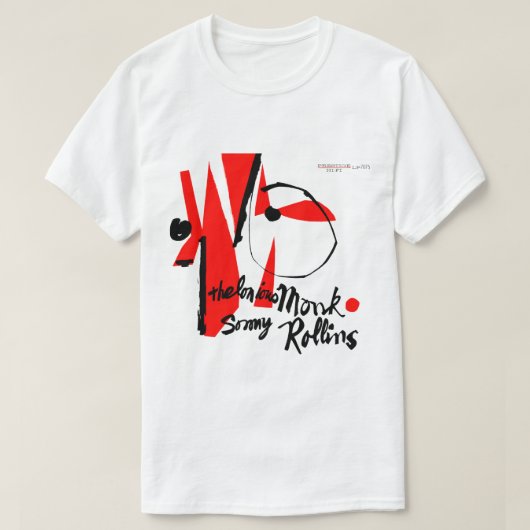 Thelonious Monk en Sonny Rollins Album Hoesje T-shirt (Design voorkant)