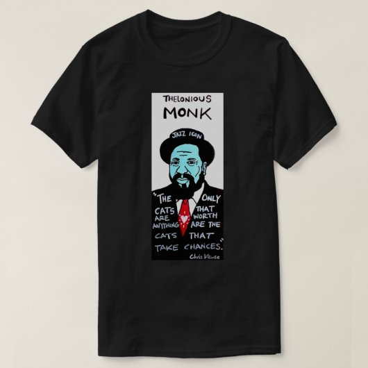 Thelonious Monk Jazz Folk Art Classic T-Shirt.png T-shirt (Design voorkant)