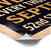 Thelonious Monk – Live Perfect Poster (Hoek)