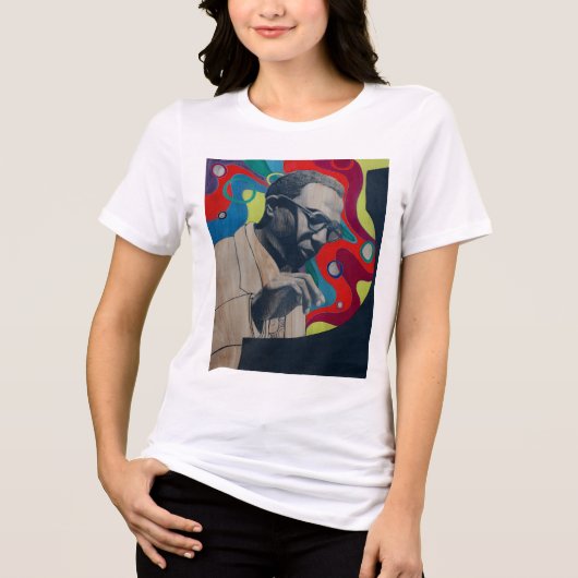 Thelonious Monk Tri-Blend Shirt (Voorkant)
