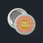THEM/ZE Pronouns Sunflower Daisy Pride Ronde Button 3,2 Cm<br><div class="desc">Decoreer je outfit met deze coole kunstknop. Het is een geweldig cadeau! U kunt het aanpassen en tekst ook toevoegen. Bekijk mijn winkel voor veel meer kleuren en patronen! Laat me weten of je ook iets op maat wilt.</div>