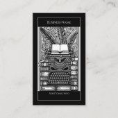 Thema 3 van de  schrijver visitekaartje (Voorkant)