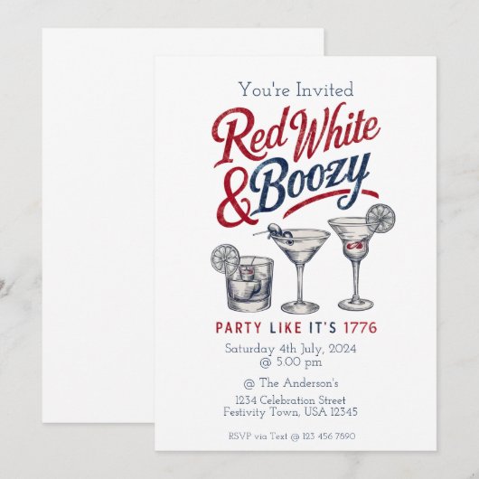  thema 4e uitnodiging (Voorkant / Achterkant)