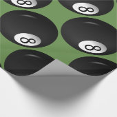 Thema achtbalbiljart cadeaupapier (Hoek)