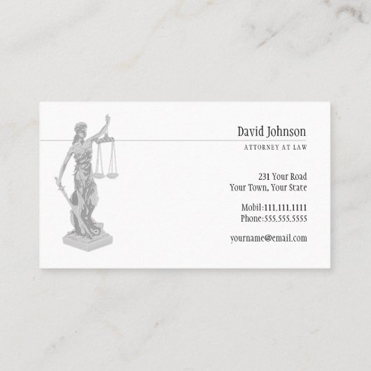 Thema | Advocaat Visitekaartje (Achterkant)