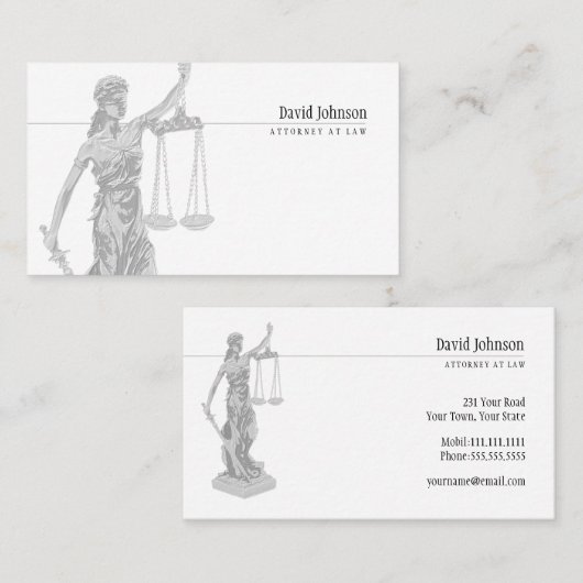 Thema | Advocaat Visitekaartje (Voorkant / Achterkant)