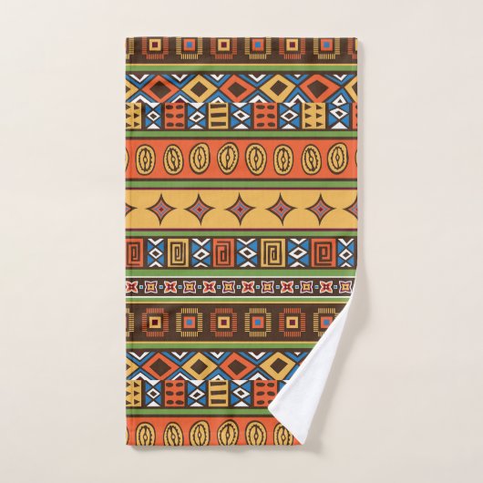Thema Afrikaanse Tribal patroon handdoek set (Handdoek)