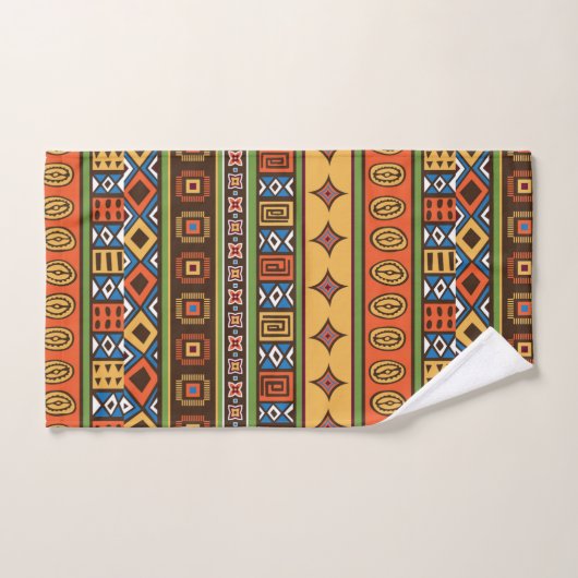 Thema Afrikaanse Tribal patroon handdoek set (Handdoek)