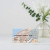 Thema Architectonische Planning Constructie Visitekaartje (Staand voorkant)