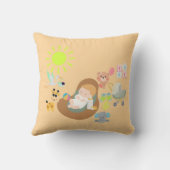 thema baby kussen (Achterkant)