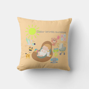 thema baby kussen