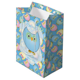 Thema Baby shower pasteelblauw Medium Cadeauzakje