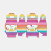 Thema baby shower van het thema "Taco fiesta" Bedankdoosjes (Uitgevouwen)
