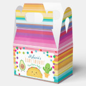 Thema baby shower van het thema "Taco fiesta" Bedankdoosjes (Geopend)