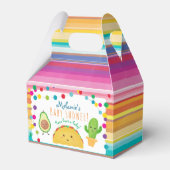 Thema baby shower van het thema "Taco fiesta" Bedankdoosjes (Voorkant Zijde)