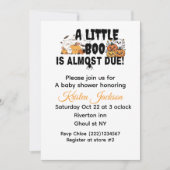 Thema babyshower oktober kaart (Voorkant)