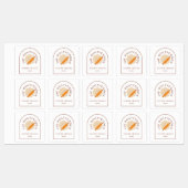  thema bakkerij/product logo sticker (Vel)