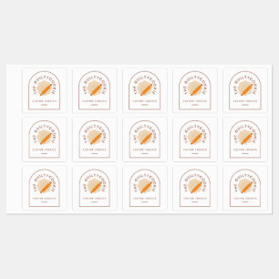 thema bakkerij/product logo sticker