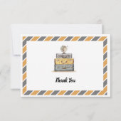 Thema Bedankt Geel Geel Geel Gek Neutraal Geslacht (Voorkant)