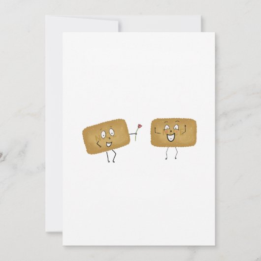Thema Birbiscuit, leuke koekjes Kaart (Voorkant)