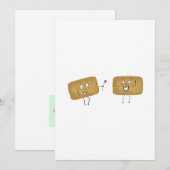 Thema Birbiscuit, leuke koekjes Kaart (Voorkant / Achterkant)
