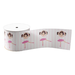 Thema Birthday Partij roze Ballerina Grosgrain Lint