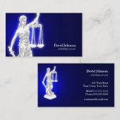 Thema | Blauw Visitekaartje (Voorkant / Achterkant)