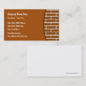 Thema bouwdiensten visitekaartje (Voorkant / Achterkant)