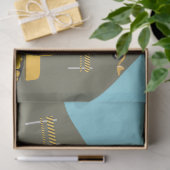 Thema bouwterrein vrachtwagens tissuepapier (Geschenk)