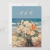 thema bruiloft uitnodiging (Achterkant)