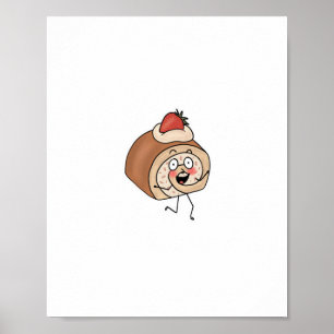 Thema cake, cake ontwerp poster