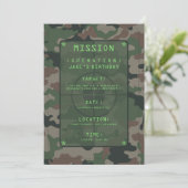 Thema Camouflage Kaart (Staand voorkant)