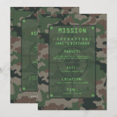 Thema Camouflage Kaart (Voorkant / Achterkant)