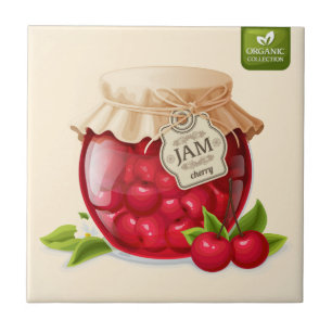 Thema Cherry Jam   Tegeltje