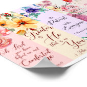  thema Christelijke bladwijzer Poster (Hoek)