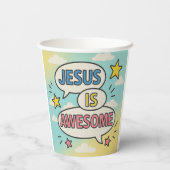 thema Christelijke partijsoftware Papieren Bekers (Achterkant)