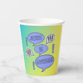 thema Christelijke partijsoftware Papieren Bekers (Voorkant)