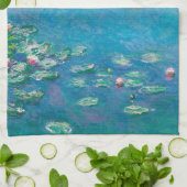 THEMA : CLAUDE MONET : WATERLIS THEEDOEK (Gevouwen)