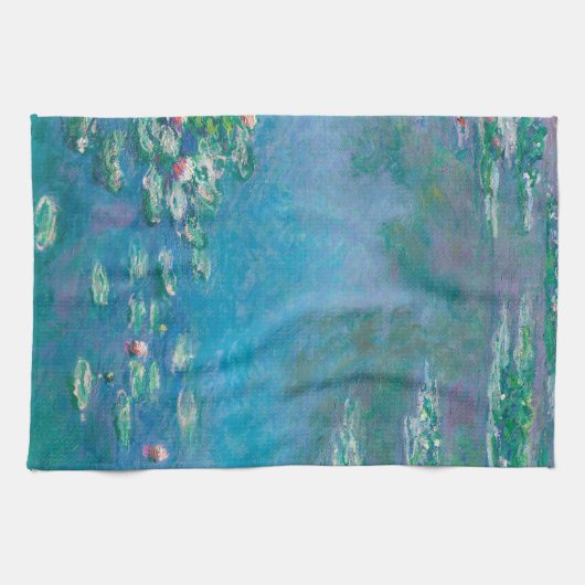 THEMA : CLAUDE MONET : WATERLIS THEEDOEK (Horizontaal)