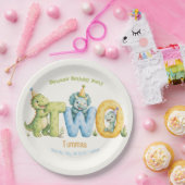 Thema Cute Dinosaur Papieren Bordje (Feest)