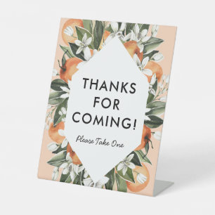 Thema Dank U Cadeautjes Bordje Little Cutie Reclamebord Met Voetstuk