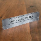 Thema Desk Plaque voor auto's Naambordje (Zijkant)