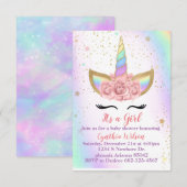 Thema Eenhoorn Kaart (Voorkant / Achterkant)