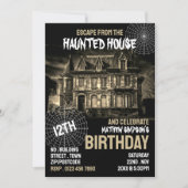 Thema, Escape Room, Birthday Party Kaart (Voorkant)