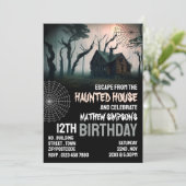 Thema, Escape Room, Birthday Party Kaart (Staand voorkant)