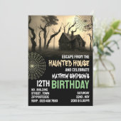 Thema, Escape Room, Birthday Party Kaart (Staand voorkant)