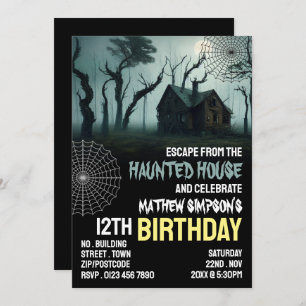 Thema, Escape Room, Birthday Party Kaart