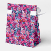 thema Floral, Aangepaste foto, Birthday Party Bedankdoosjes (Achterkant)